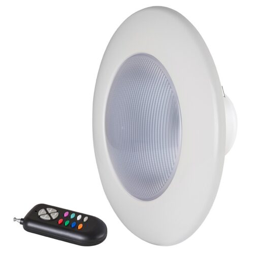 FOCO LED RGB PAR 56 COM MOLDURA E COMANDO
