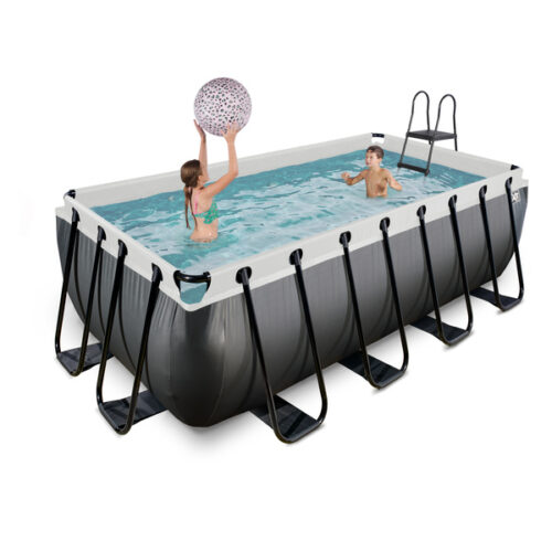 PISCINA BLACK LIMITED 400X200X122CM