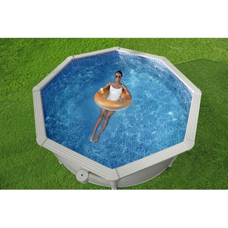 PISCINA BESTWAY - AÇO REDONDO CINZA 3,60 X 1,20M - FILTRAGEM DE AREIA - Image 8